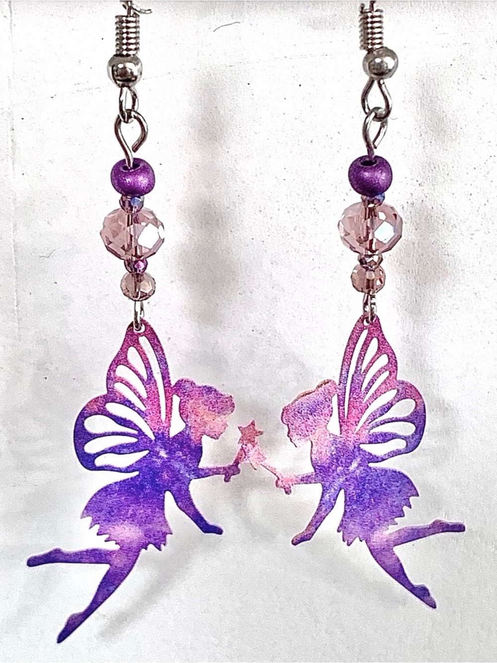 Enchanted Fairy Crystal Beaded Earrings